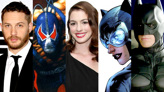 Tom Hardy, Bane, Anne Hathaway, Catwoman, Christian Bale Tom Hardy, Bane, Anne Hathaway, Catwoman, Christian Bale